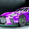Purple Nissan GTR Diamond Painting