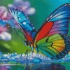 Rainbow Butterfly Diamond Painting