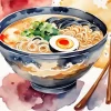 Ramen Bowl Art Diamond Painting
