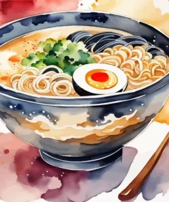Ramen Bowl Art Diamond Painting