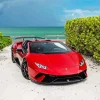 Red Lamborghini Diamond Painting