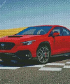 Red Subaru WRX Diamond Painting