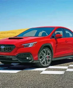 Red Subaru WRX Diamond Painting