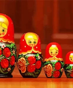 Russian Dolls Diamond Painting