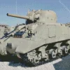 Sherman Tank Diamond Painting