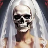 Skull Bride Diamond Painting