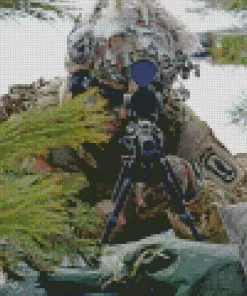 Sniper Soldier Diamond Painting