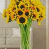 Sunflowers In A Vase Diamond Painting
