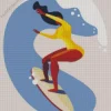 Surfer Girl Diamond Painting