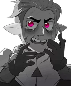 The Owl House Hunter Crying Diamond Painting