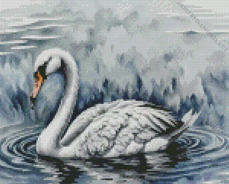 white swan Diamond Paintings White Swan Diamond Painting
