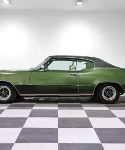 1970 Green Buick Car Diamond Painting