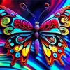 Abstract Butterfly Art Diamond Painting