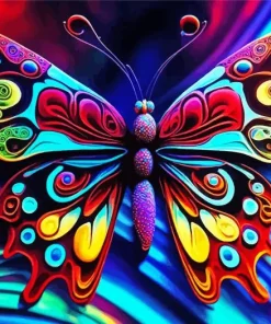 Abstract Butterfly Art Diamond Painting