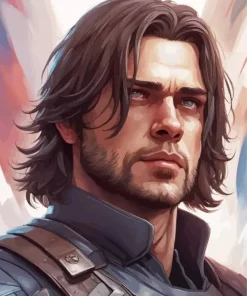 Bucky Hero Art Diamond Painting