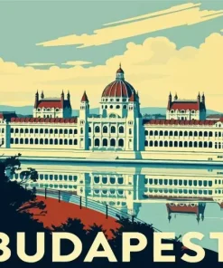 Budapest Poster Diamond Painting
