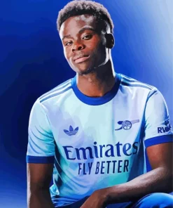 Bukayo Saka Diamond Painting