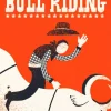 Bull Riding Poster Diamond Painting
