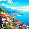Busan South Korea Poster Diamond Painting