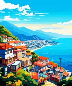 Busan South Korea Poster Diamond Painting
