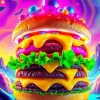 Delicious Burger Diamond Painting