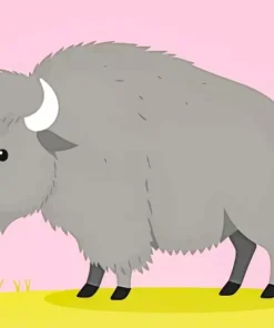 Easy Buffalo Diamond Painting