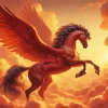 Fantasy Brown Pegasus Diamond Painting