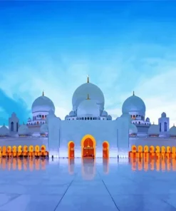 Grand Bur Dubai Masjid UAE Diamond Painting