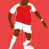 Illustration Bukayo Saka Arsenal Diamond Painting