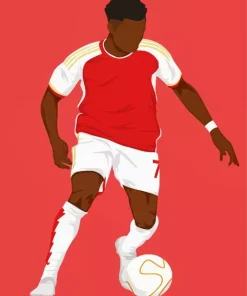 Illustration Bukayo Saka Arsenal Diamond Painting