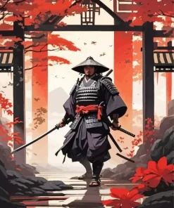 Japanese Bushido Samurai Diamond Painting