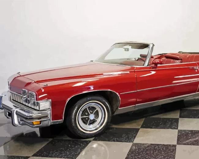 Red 1974 buick skylark Diamond Paints Red 1974 Buick Skylark Diamond Painting