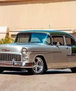 Silver Buick Bel Air Diamond Painting