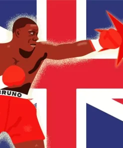 The Boxer Frank Bruno Diamond Painting