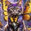 The Butterfly Cat Diamond Painting