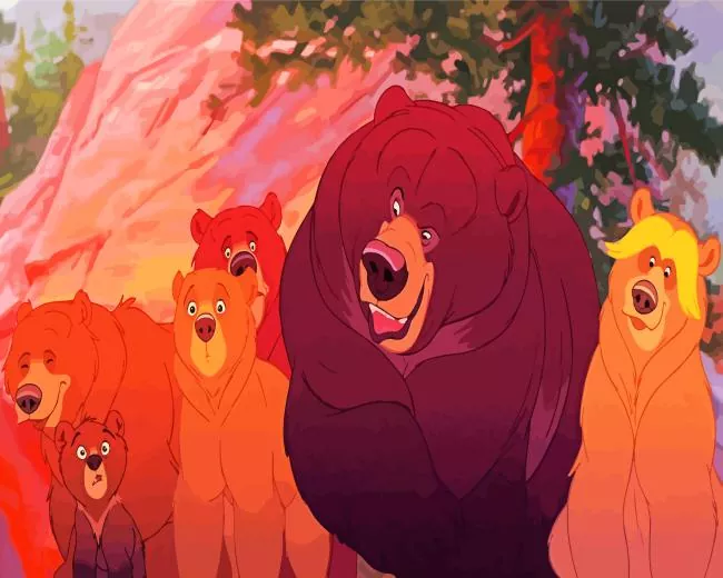 The brother bear Diamond By Numbers The Brother Bear Diamond Painting