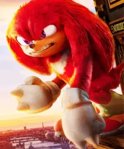 The Red Sonic Diamond Painting