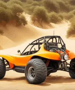 Yellow Buggy Diamond Painting