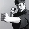 Black And White Bruce Lee Diamond Painting