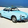 Blue Volkswagen Karmann Ghia Diamond Painting