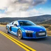 Blue Audi R8 Car Diamond Painting