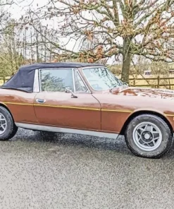 Brown Triumph Stag Car Diamond Painting