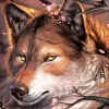 Brown Wolf Head Art Diamond Painting