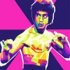 Bruce Lee Pop Art Diamond Painting