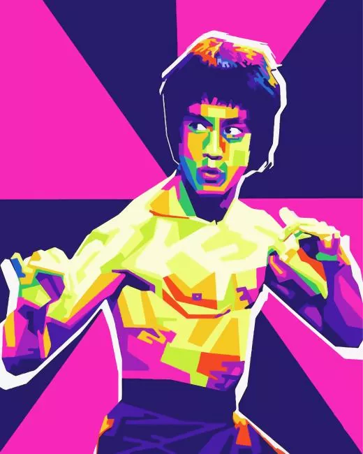 bruce lee pop art Diamond Paintings Bruce Lee Pop Art Diamond Painting