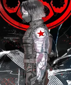 Bucky Barnes Anime Diamond Painting