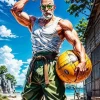 Buff Master Roshi Diamond Painting