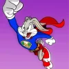 Bugs Bunny As Superman Diamond Painting