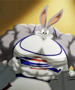 Bugs Bunny Flexing Diamond Painting