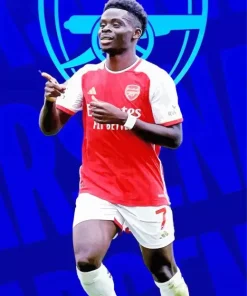Bukayo Saka Arsenal Diamond Painting